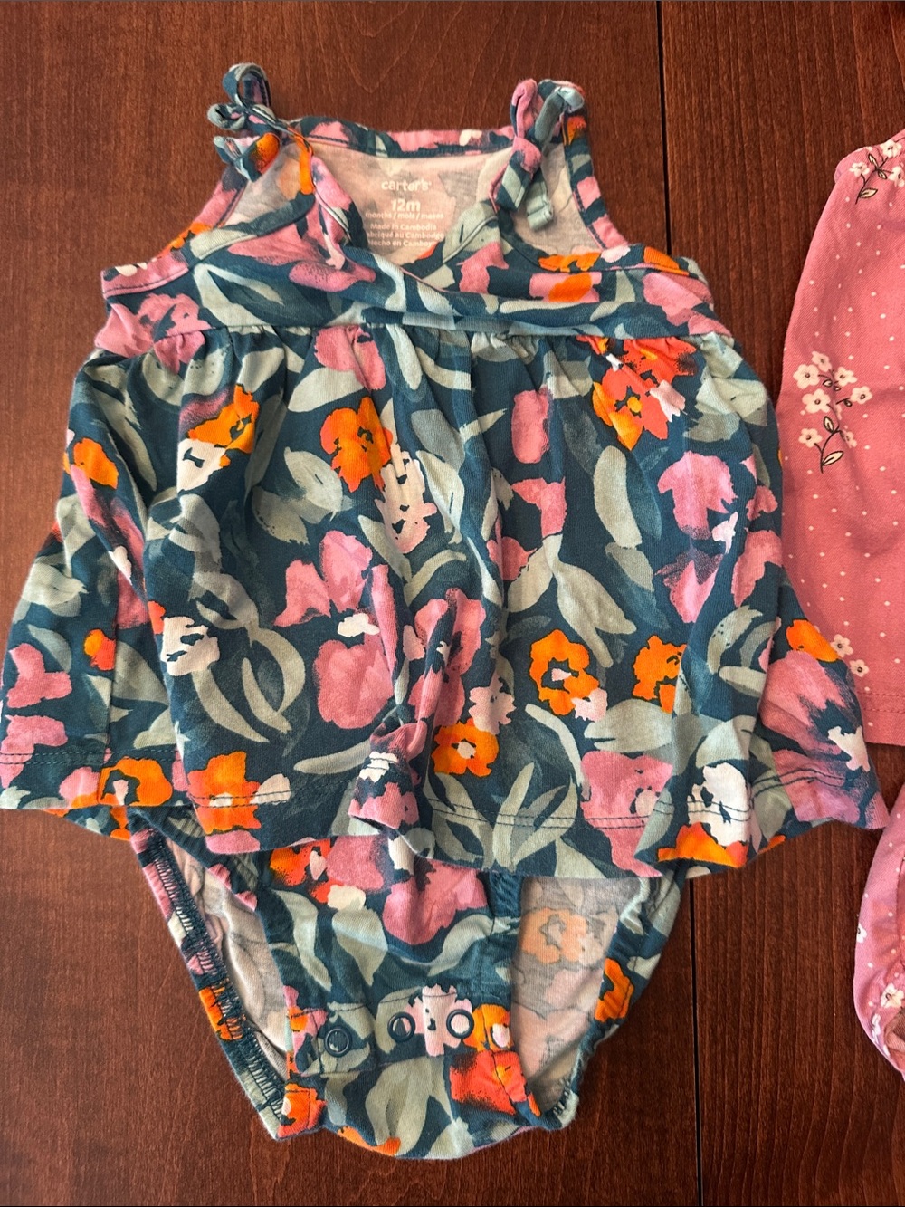 Carter’s Baby Girls Summer Floral Set - Picture 2 of 7